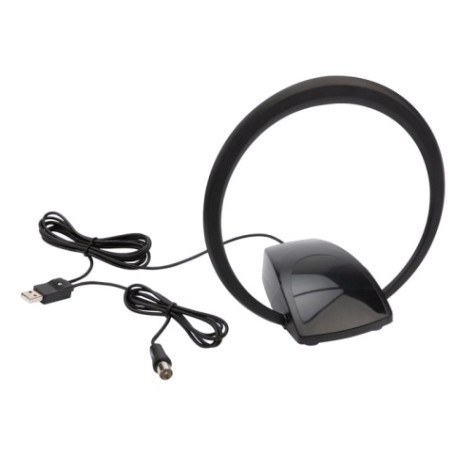 Антенна комнатная REXANT 34-0723 «Активная» USB, для цифр. телевид.DVB-T2, Ring-51