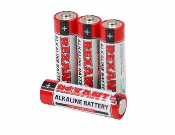 Батарейка REXANT 30-1027 алкалиновая AA/LR6, 1,5B, 4 шт
