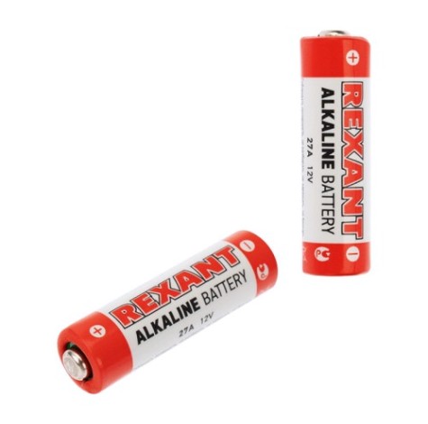 Батарейка REXANT 30-1043 высоковольтная A27, 12B, 5 шт, блистер