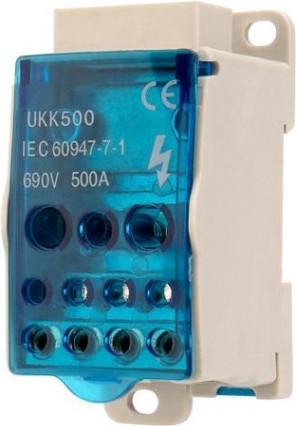 Блок распределительный REXANT БД-500А на DIN-рейку [11-2005]