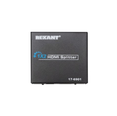 Делитель гнездо REXANT 17-6901 HDMI на 2 гнезда HDMI, металл Делитель гнездо REXANT 17-6901 HDMI на 2 гнезда HDMI, металл
