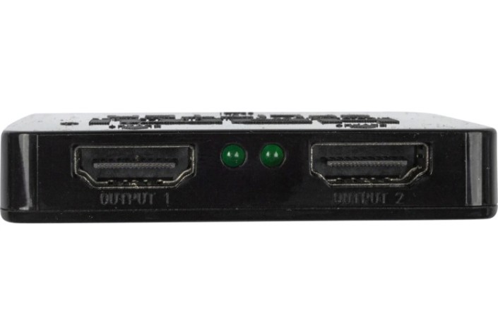 Делитель гнездо REXANT 17-6951 HDMI на 2 гнезда HDMI, пластик Делитель гнездо REXANT 17-6951 HDMI на 2 гнезда HDMI, пластик