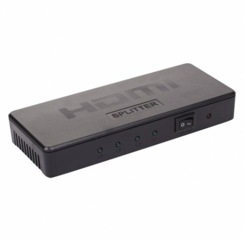 Делитель гнездо REXANT 17-6952 HDMI на 4 гнезда HDMI, пластик