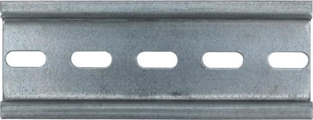 DIN-рейка REXANT 13см перфорированная оцинкованная [12-8013]