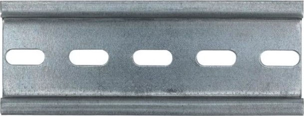 DIN-рейка REXANT 20см перфорированная оцинкованная [12-8020]