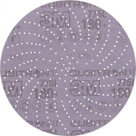 Диск на сетчатой основе 3M Cubitron II Hookit 775L 180+, 150 мм, КлинСэндинг, № 64 (уп.5шт) [7100064178]