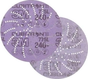 Диск на сетчатой основе 3M Cubitron II Hookit 775L 240+, 150 мм, КлинСэндинг, № 47 (уп.5шт) [7100145316]