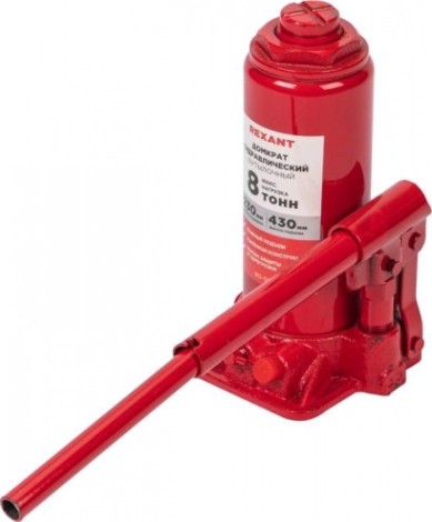 Домкрат бутылочный REXANT 80-0612 8т