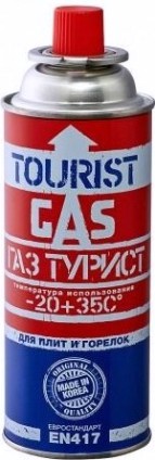 Газовый баллон TOURIST "Турист" одноразовый, туристический, 220 г. (Корея) [TB-220]