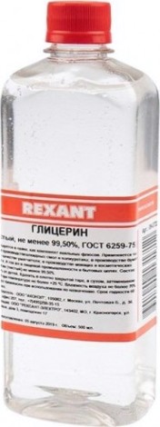 Глицерин REXANT ПР3722 500 мл, флакон [09-3722]