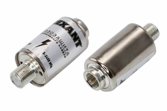 Грозозащита REXANT 05-4000-1 на F-разъем 5-2400 мгц