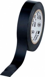 Изолента ПВХ 3M Temflex™ 1300 15 мм x 10 м, черная [TEMFLEX 1300 BLACK 15MM]