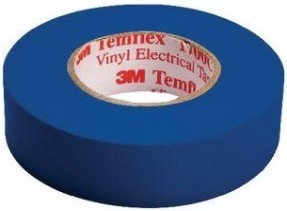 Изолента ПВХ 3M Temflex™ 1300 15 мм x 10 м, синяя [TEMFLEX 1300 BLUE 15MM]