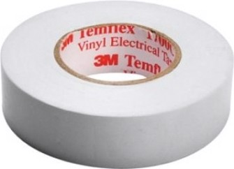 Изолента ПВХ 3M Temflex™ 1300 19 мм x 20 м, белая [7100080344]