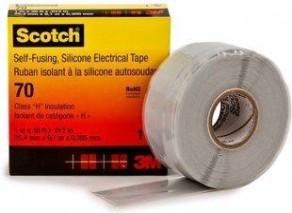 Изолента самослипающаяся силиконовая 3M Scotch® 70 25 мм х 9 м [7000006225]