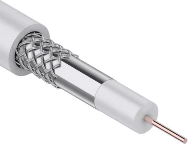 Кабель REXANT 3С-2V (75 Oм), CCS/Al/Al (0,5/Al/32х0,12мм) 48%, 100м, б [01-2611]