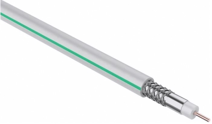 Кабель REXANT MARS 4K Cu/Al/CuSn, (1.00мм/80х0,10мм) 100м, белый [01-2501]