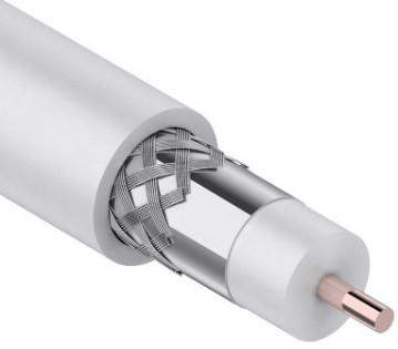 Кабель REXANT RG-11U (75 Oм), CCS/Al/Al (1,63/Al/96х0,12мм) 83% 305м, б [01-3001]