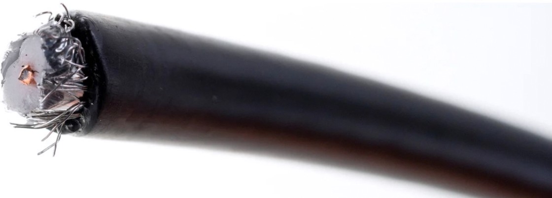 Кабель REXANT RG-6U (75 Oм) CCS/Al/Al (1,02/Al/48х0,12мм) 64% черный, 305м [01-2204]