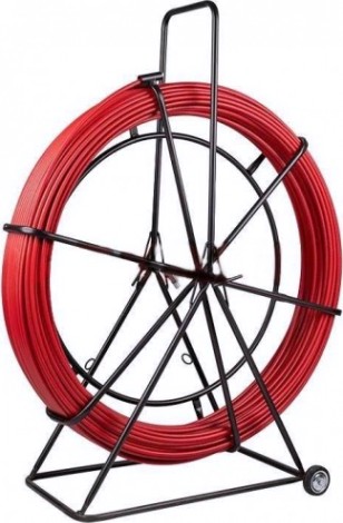 Кабельная протяжка REXANT 47-1150 стеклопруток 50 м, красная (УЗК в тележке)