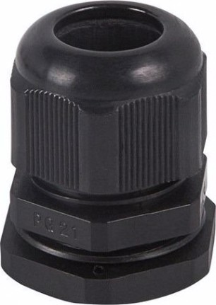 Кабельный ввод REXANT PG-16, 07-8016-1 (уп 100 шт) 10-14 мм черный [07-8016-1]