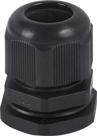 Кабельный ввод REXANT PG-21, 07-8021-1 13-18 мм черный (уп. 50 штук) [07-8021-1]
