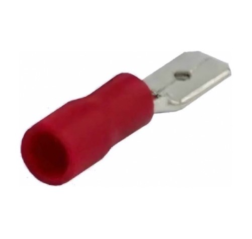 Клемма плоская REXANT 08-0312 (уп 100 шт) изолированная РПи-п 1.5-(4.8)/РПИп 1,25-5 [08-0312]
