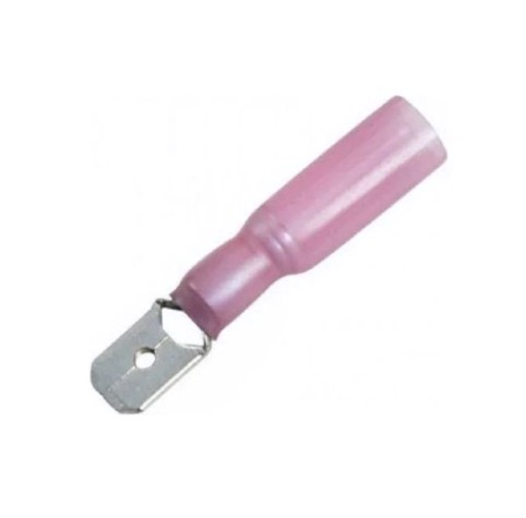 Клемма плоская REXANT 08-0314 (уп 100 шт) изолированная РПи-п-т 1.5-(6.3)/РпИп-т 1,25-7-0,8 [08-0314]