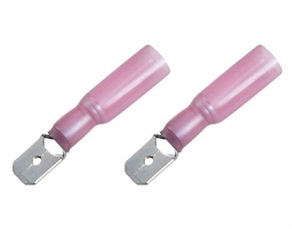 Клемма плоская REXANT 08-0314 (уп 100 шт) изолированная РПи-п-т 1.5-(6.3)/РпИп-т 1,25-7-0,8 [08-0314]