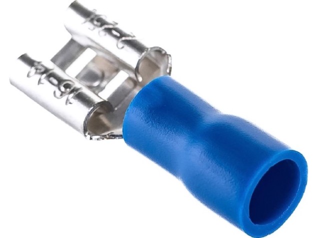 Клемма плоская REXANT 08-0433 (уп 100 шт) изолированная РПи-м 2.5-(6.3)/РпИм 2-250 [08-0433]