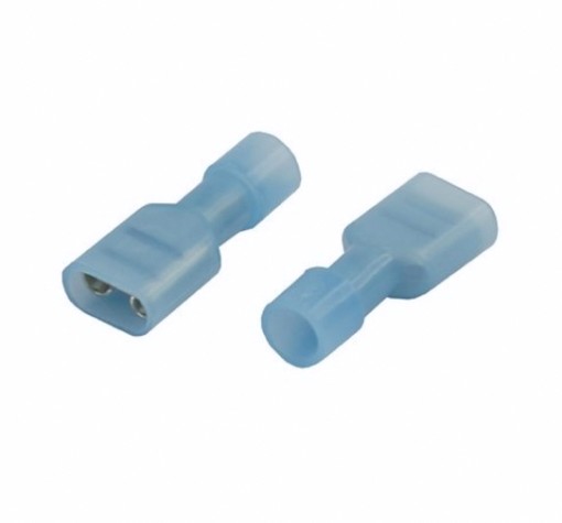 Клемма плоская REXANT 08-0633 (уп 100 шт) изолированная в нейлоне РПи-м(н) 2.5-(6.3) [08-0633]