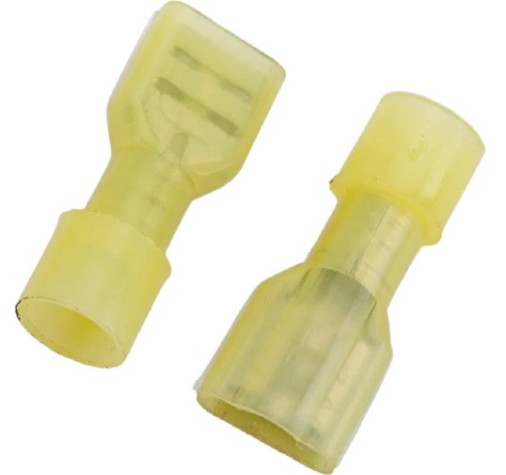 Клемма плоская REXANT 08-0652 (уп 100 шт) изолированная в нейлоне РПи-м(н) 6.0-(6.3) [08-0652]