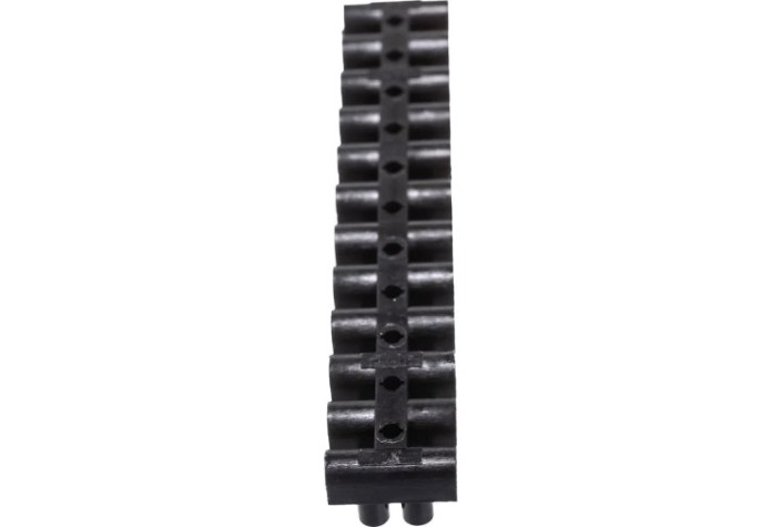 Клеммная колодка REXANT 07-5004-2 (уп. 10 штук) винтовая КВ- 4 (1,5-4 мм²), ток 3A, черная (ЗВИ) [07-5004-2]