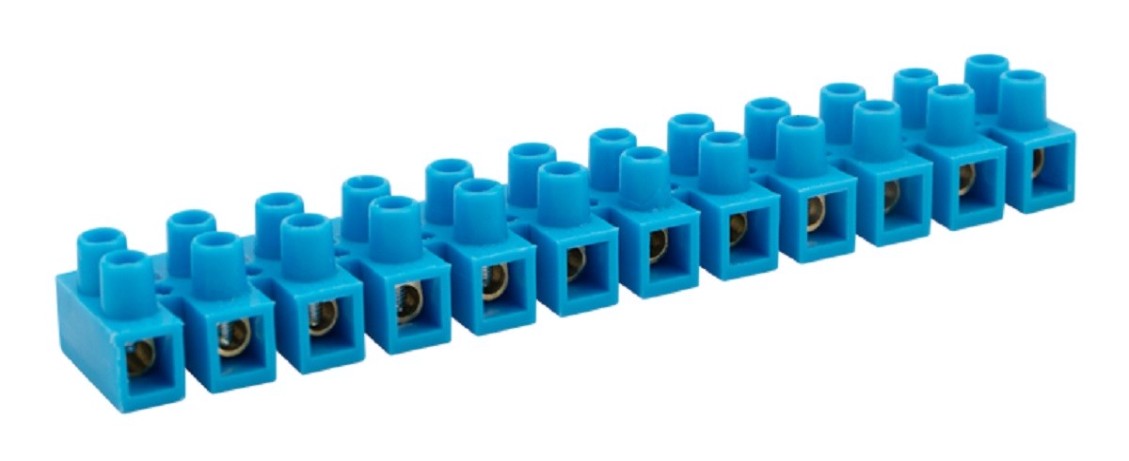 Клеммная колодка REXANT 07-5010-4 винтовая КВ-10 4-10, ток 10А, синяя, 10шт/уп Клеммная колодка REXANT 07-5010-4 винтовая КВ-10 4-10, ток 10А, синяя, 10шт/уп
