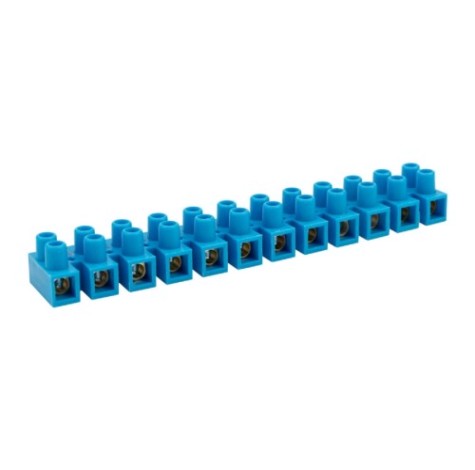 Клеммная колодка REXANT 07-5016-4 винтовая КВ-16 6-16, ток 30А, синяя, 10шт/уп Клеммная колодка REXANT 07-5016-4 винтовая КВ-16 6-16, ток 30А, синяя, 10шт/уп