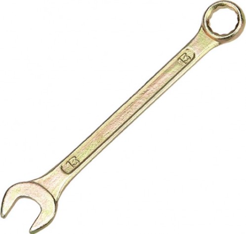 Ключ комбинированный REXANT 12-5808-2 13 мм, желтый цинк
