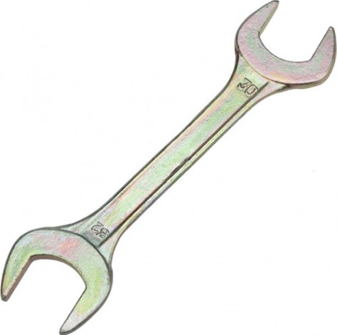 Ключ рожковый REXANT 12-5835-2 30х32 мм, желтый цинк