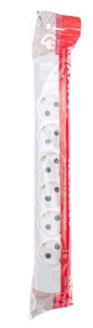 Колодка REXANT 13-4403 PREMIUM 6 гнезд, с/з, белый Колодка REXANT 13-4403 PREMIUM 6 гнезд, с/з, белый