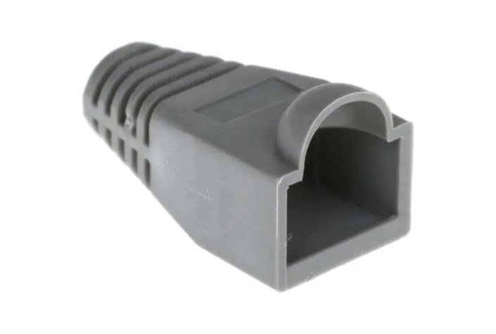 Колпачок изолирующий REXANT 05-1208 (уп 100 шт) для разъемов RJ-45, серый [05-1208]