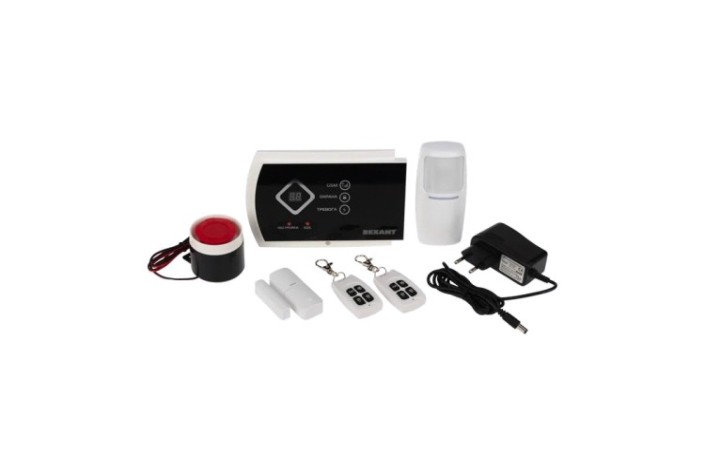 Комплект GSM-сигнализации REXANT GS-115 беспроводной с датчиками [46-0111]
