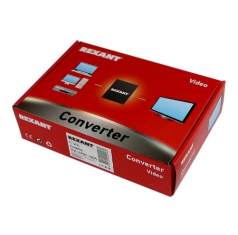 Конвертер REXANT 17-6904 YPbPr + SPDIF / Toslink на HDMI, металл