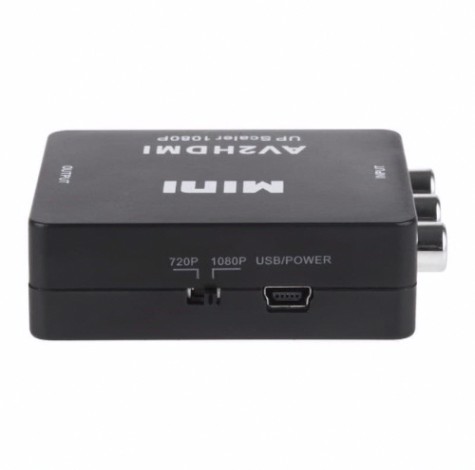 Конвертер REXANT 17-6939 3 RCA на HDMI, пластик, черный