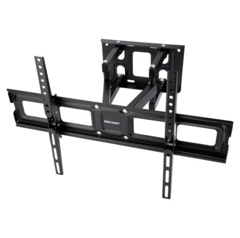 Кронштейн для телевизора REXANT 38-0370 37"-70", наклонно-поворотный, двойное колено