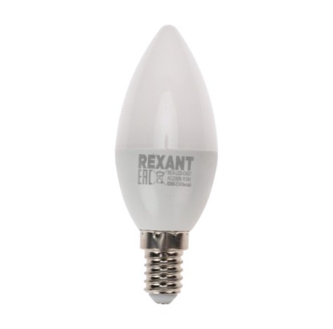 Лампа светодиодная REXANT 604-203 Свеча (CN) 9,5Вт Е14 903Лм 6500К