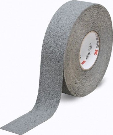 Лента противоскользящая эластичная 3M SAFETY-WALK 370 для влажных помещений, серая 51 мм x 18,3 м [7000001997]