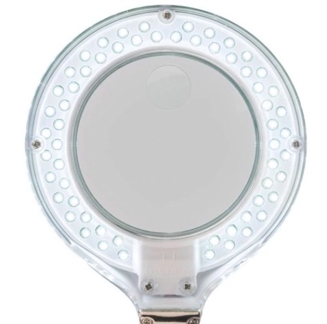 Лупа настольная REXANT 31-0243 3D+12D с подсветкой 40 SMD LED, ø100мм, белая Лупа настольная REXANT 31-0243 3D+12D с подсветкой 40 SMD LED, ø100мм, белая