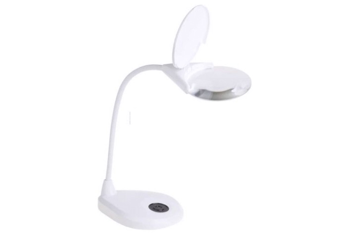Лупа настольная REXANT 31-0560 3D с подсветкой 3LED, ø125мм