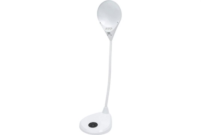 Лупа настольная REXANT 31-0560 3D с подсветкой 3LED, ø125мм Лупа настольная REXANT 31-0560 3D с подсветкой 3LED, ø125мм