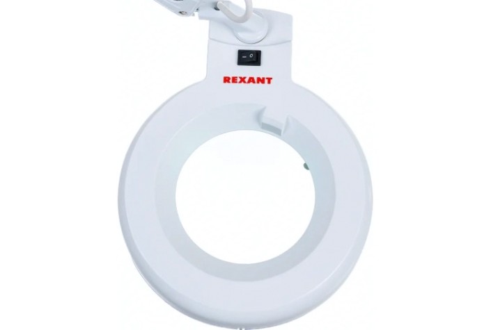 Лупа REXANT 31-0001 на струбцине круглая 3D с подсветкой, ø127мм Лупа REXANT 31-0001 на струбцине круглая 3D с подсветкой, ø127мм