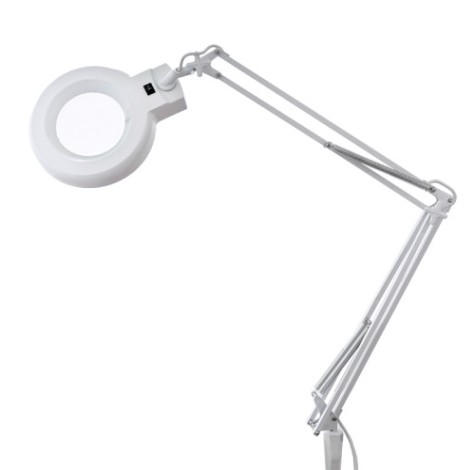 Лупа REXANT 31-0021 на струбцине круглая 8D с подсветкой, ø127мм